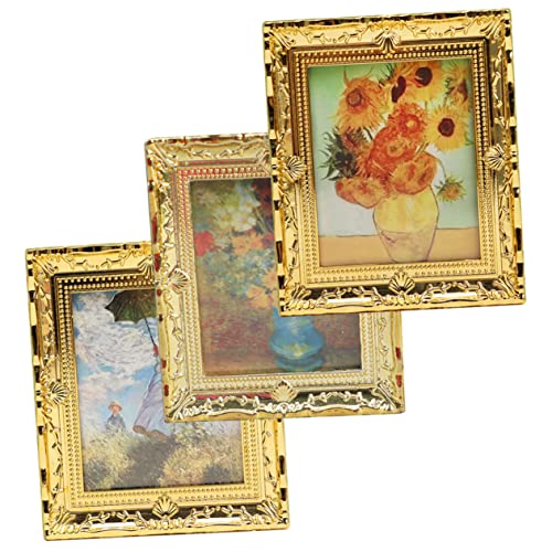 Sosoport 3 Stück Zubehör Für Puppenhäuser Mini- -Layout-Requisite Kleines Ölgemälde-Handwerk Mini-ölgemälde-Handwerk Kleiner Gemäldeschmuck Exquisites Minigemälde Harz Sosoport 3 Stück Zubehör Für Puppenhäuser Mini- -Layout-Requisite Kleines Ölgemälde-Handwerk Mini-ölgemälde-Handwerk Kleiner Gemäldeschmuck Exquisites Minigemälde Harz von Sosoport