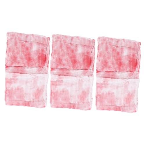 Sosoport 3 Stück halloween costume halloween kleidung bildschirmtuch Horror Dekoration Schaurige Dekoration Gruseliges Halloween-Tuch Geist Stütze Partyzubehör Blut Spukhaus Mulltücher von Sosoport