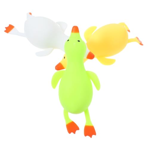Sosoport 3 Stücke Ente Lalale für kinderspielzeug für Spaß Dehnbares Fidget- quetschendes elastisches dehnbares Erinnerungssand von Sosoport