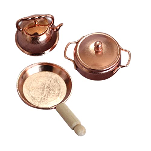 Sosoport 3 Teiliges Mini Küchengeschirr Set Mini Puppenküche Küchenzubehör Puppenhausküche Miniatur Zubehör Küchenspielzeug Für Spielküchenzubehör Miniatur Legierung Sosoport 3 Teiliges Mini Küchengeschirr Set Mini Puppenküche Küchenzubehör Puppenhausküche Miniatur Zubehör Küchenspielzeug Für Spielküchenzubehör Miniatur Legierung von Sosoport