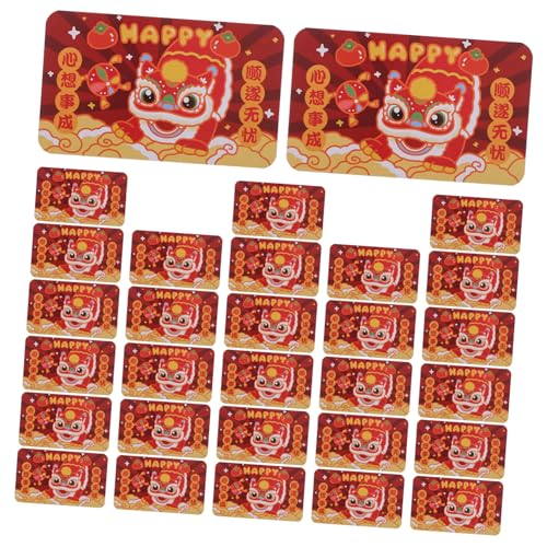 Sosoport 30 Stück -Geschenkkarte Rubbelkarten Partyspiele für das Neue Jahr chinesische Neujahrsdekorationen für Mondjahre chinesisches Element Papier rot Sosoport 30 Stück -Geschenkkarte Rubbelkarten Partyspiele für das Neue Jahr chinesische Neujahrsdekorationen für Mondjahre chinesisches Element Papier rot von Sosoport