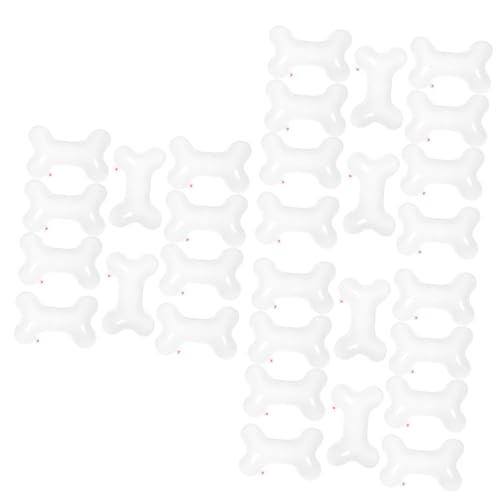 Sosoport 30 Stk Haustier Geburtstagsspielzeug Spielzeug für Haustiere Hundeknochen Dekorationen für Geburtstagsfeiern Party-Knochenballons Modellieren schmücken Partybedarf Baby Lichtfilm von Sosoport