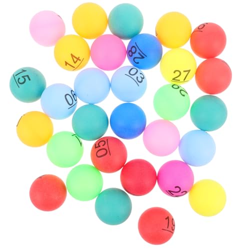 Sosoport 30 Stück Lotterieball Plastikbälle Für Spiele Bunte Pong-bälle Hohle Tombolakugeln Hohle Bingokugeln Bingo-Dekorationen Bingo-ersatzkugeln Hohle Lottokugel - Pp Sosoport 30 Stück Lotterieball Plastikbälle Für Spiele Bunte Pong-bälle Hohle Tombolakugeln Hohle Bingokugeln Bingo-Dekorationen Bingo-ersatzkugeln Hohle Lottokugel - Pp von Sosoport
