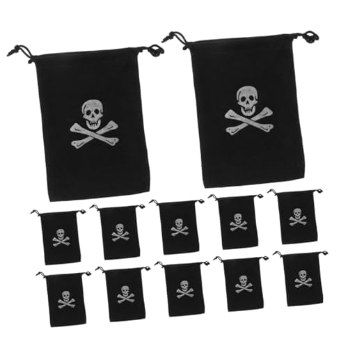 Sosoport 30 Stück Teiliges Piraten Kordelzugbeutel Halloween Süßigkeitenbeutel mit Schädel Stabile Aufbewahrungstaschen für Kindergeburtstag Piraten Deko Sosoport 30 Stück Teiliges Piraten Kordelzugbeutel Halloween Süßigkeitenbeutel mit Schädel Stabile Aufbewahrungstaschen für Kindergeburtstag Piraten Deko von Sosoport