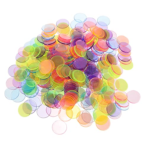 Sosoport 300 Stück Bingo Zählchips Transparente Farbige Chips für Bingo Spiele Mathe Unterricht und Partyzubehör Leicht und Tragbar für Familien und Gruppenspiele Sosoport 300 Stück Bingo Zählchips Transparente Farbige Chips für Bingo Spiele Mathe Unterricht und Partyzubehör Leicht und Tragbar für Familien und Gruppenspiele von Sosoport