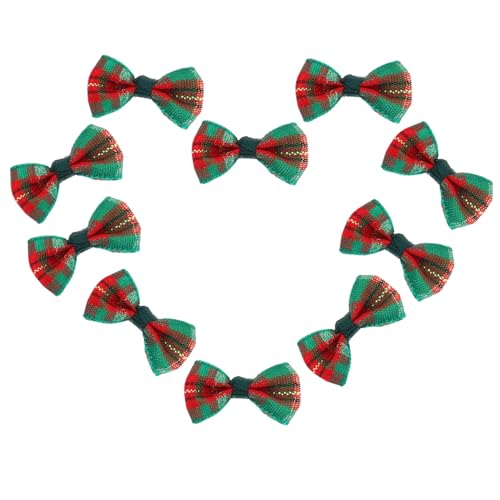 Sosoport 30Stücke Mini Für Puppen Winzige Schleifen Für DIY Dekorationen Geschenkboxen Und Bastelprojekte Karierte Mini Bowties von Sosoport