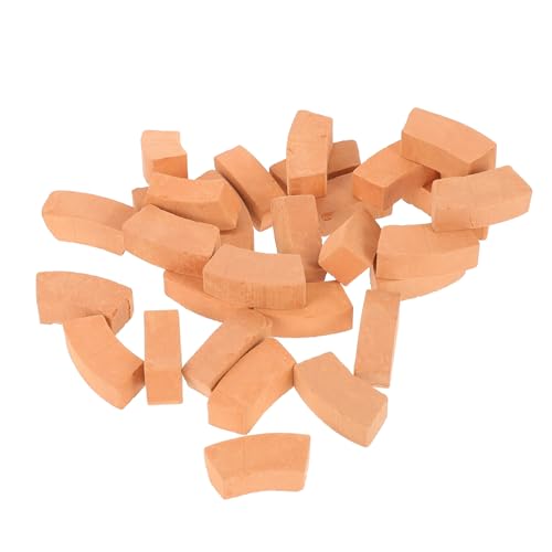 Sosoport 30Stücke Miniaturziegel DIY Bausätze für Puppenhaus Garten Simulierte Ziegelsteine für Kreative Architekturprojekte Geschenkidee für Bastler Sosoport 30Stücke Miniaturziegel DIY Bausätze für Puppenhaus Garten Simulierte Ziegelsteine für Kreative Architekturprojekte Geschenkidee für Bastler von Sosoport