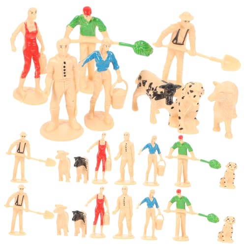 Sosoport 3Sätze Miniaturfarm Figuren Realistische Nutztiere und Menschen für Sandkasten Dekoration Perfektes für Vorstellungskraft und Kreativität Sosoport 3Sätze Miniaturfarm Figuren Realistische Nutztiere und Menschen für Sandkasten Dekoration Perfektes für Vorstellungskraft und Kreativität von Sosoport