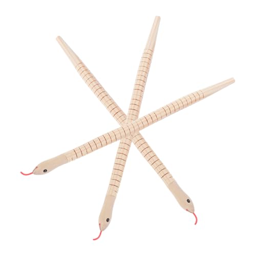 Sosoport 3Stücke DIY Schlangenspielzeug aus Holz Wackelspielzeug mit Flexiblen Gelenken Lernspielzeug für Kreative Mottopartys und Dekorationen Sosoport 3Stücke DIY Schlangenspielzeug aus Holz Wackelspielzeug mit Flexiblen Gelenken Lernspielzeug für Kreative Mottopartys und Dekorationen von Sosoport