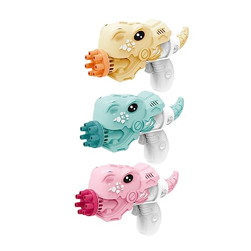 Sosoport 3Stücke Dinosaurier Bubble Elektrische Blasenmaschine Für Cartoon Design Und Spaß Für Drinnen Und Draußen Für Geburtstagsfeiern von Sosoport