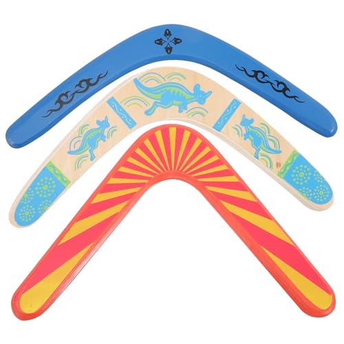 Sosoport 3Stücke Holz Boomerangs Für Outdoor Und Fangspielzeug Sportboomerangs Für Spiele Im Freien Kinderspielzeug Für Garten Sosoport 3Stücke Holz Boomerangs Für Outdoor Und Fangspielzeug Sportboomerangs Für Spiele Im Freien Kinderspielzeug Für Garten von Sosoport