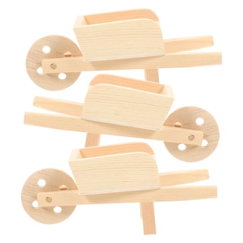 Sosoport 3Stücke Mini Holzschubkarren Modelle Für Puppenhaus Deko Miniaturwagen Für Garten Und Innenräume Mini Karren Für Kreative Bastelprojekte Und Puppenhaus Zubehör Sosoport 3Stücke Mini Holzschubkarren Modelle Für Puppenhaus Deko Miniaturwagen Für Garten Und Innenräume Mini Karren Für Kreative Bastelprojekte Und Puppenhaus Zubehör von Sosoport
