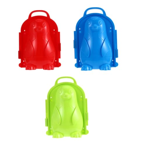 Sosoport 3Stücke Schneeballmacher Clips Robuste Formen für Spaß im Winter Schnee für Schneeballschlachten und Outdoor Spiele Farben Zufällig von Sosoport