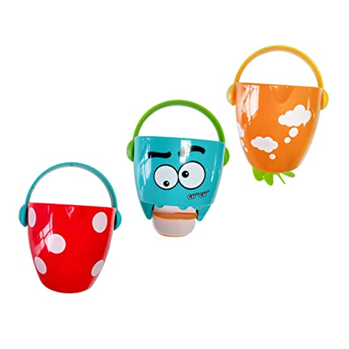 Sosoport 3Stücke Teiliges Badewannenspielzeug Eimer Farbenfrohe Wasser Eimer Spielzeuge für Pädagogisches Wasserspielzeug Sensorischen Entwicklung und Greiffähigkeit Sosoport 3Stücke Teiliges Badewannenspielzeug Eimer Farbenfrohe Wasser Eimer Spielzeuge für Pädagogisches Wasserspielzeug Sensorischen Entwicklung und Greiffähigkeit von Sosoport