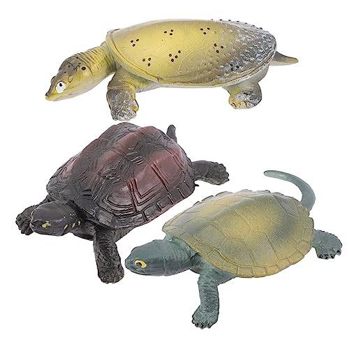 Sosoport 3Stücke Teiliges Schildkrötenmodell Realistische Schildkrötenfiguren aus Hochwertigem Material für Garten Dekoration für Freunde Sosoport 3Stücke Teiliges Schildkrötenmodell Realistische Schildkrötenfiguren aus Hochwertigem Material für Garten Dekoration für Freunde von Sosoport