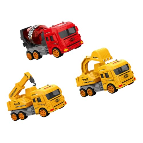 Sosoport 3Stücke Teiliges Set Trägheitsspielzeug Simulationsspielzeug für Ingenieurfahrzeuge Bagger Kran Mischwagen für Autospielzeug Fans und Bildungszwecke Sosoport 3Stücke Teiliges Set Trägheitsspielzeug Simulationsspielzeug für Ingenieurfahrzeuge Bagger Kran Mischwagen für Autospielzeug Fans und Bildungszwecke von Sosoport