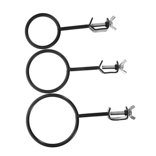 Sosoport 3pcs Metall Retorte Stand Clamp Labors Support Stand Becher Halter Ring Für Chemie Laborausrüstung Physik Laborglaswaren von Sosoport