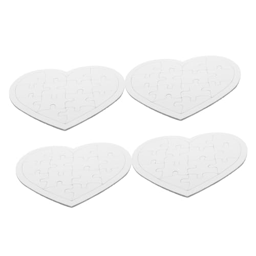Sosoport 4 Blätter DIY Blank Puzzle zum Bemalen Herzform Leicht und Tragbar für Kreative Bastelprojekte und aus Sicherem Papiermaterial Fördert Kreativität und Vorstellungskraft Sosoport 4 Blätter DIY Blank Puzzle zum Bemalen Herzform Leicht und Tragbar für Kreative Bastelprojekte und aus Sicherem Papiermaterial Fördert Kreativität und Vorstellungskraft von Sosoport