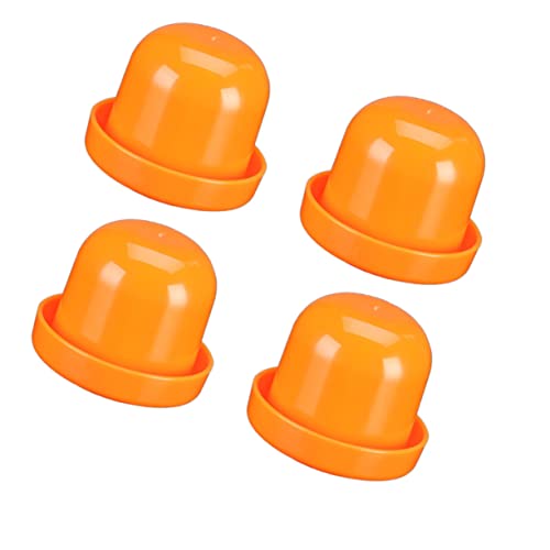 Sosoport 4 Sätze Würfel Würfelbecher Spiel Würfel Zittern geformt Würfelspiele Party Würfelbecher aus Kunststoff Würfelhalter Würfelbecher mit Deckel Würfeltablett Orange von Sosoport