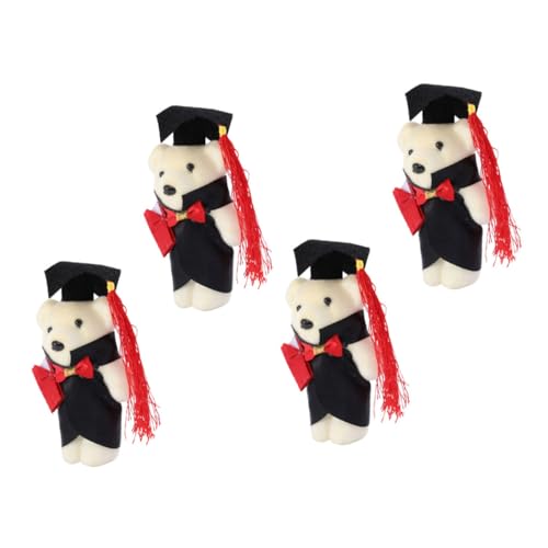 Sosoport 4 Stück Abschlussbärengeschenk Plüschbärenspielzeug Bär Ornament Zarter Ausgestopfter Bär Abschluss Bär Plüsch-abschlussbär- Schaum Sosoport 4 Stück Abschlussbärengeschenk Plüschbärenspielzeug Bär Ornament Zarter Ausgestopfter Bär Abschluss Bär Plüsch-abschlussbär- Schaum von Sosoport
