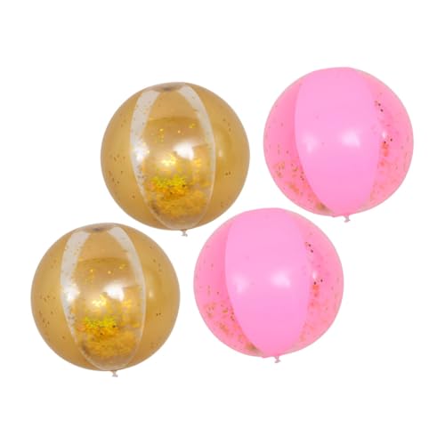 Sosoport 4 Stück Blitzkugel Wasserball Partei, Die Ball Spielt Strandball Für Aufblasbare Bälle Aufblasbare Strandbälle Strandball Mit Pailletten Pvc Sosoport 4 Stück Blitzkugel Wasserball Partei, Die Ball Spielt Strandball Für Aufblasbare Bälle Aufblasbare Strandbälle Strandball Mit Pailletten Pvc von Sosoport