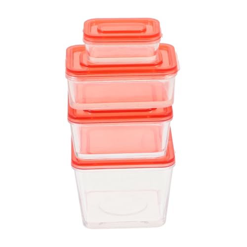 Sosoport 4 Stück Boxen Aufbewahrungsbox Für Veranstalter Lagerung Wiederverwendbar Obst Puppenhauszubehör Dekoratives Korbmodell Mini-basteldekoration Mini Schmücken Plastik von Sosoport