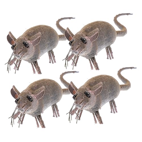 Sosoport 4 Stück Dekorationen Mini Lebensechte Halloween Ratten Mäuse Dekoration Festival Mäuse Ornament Künstliche Mäuse Modell Halloween Simulation Zufällige Farbe Sosoport 4 Stück Dekorationen Mini Lebensechte Halloween Ratten Mäuse Dekoration Festival Mäuse Ornament Künstliche Mäuse Modell Halloween Simulation Zufällige Farbe von Sosoport