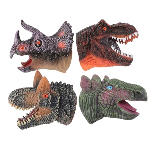Sosoport 4 Stück Dinosaurier-Handpuppe Geschichtenerzählendes Handpuppenspielzeug Puppen für Kleinkinder Puppen mit beweglichem Mund Handpuppen für Kinderhandspielzeug Vinyl Sosoport 4 Stück Dinosaurier-Handpuppe Geschichtenerzählendes Handpuppenspielzeug Puppen für Kleinkinder Puppen mit beweglichem Mund Handpuppen für Kinderhandspielzeug Vinyl von Sosoport