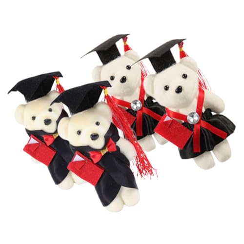 Sosoport 4 Stück Dr. Bärenpuppe Mini-Stoffbären Blumenstraußzubehör in Bärenform abschluss ausgestopfter bär Bärenschmuck für Blumenstrauß Abschluss trägt Puppen Abschluss Stofftiere Plüsch Sosoport 4 Stück Dr. Bärenpuppe Mini-Stoffbären Blumenstraußzubehör in Bärenform abschluss ausgestopfter bär Bärenschmuck für Blumenstrauß Abschluss trägt Puppen Abschluss Stofftiere Plüsch von Sosoport