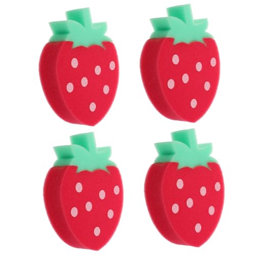 Sosoport 4 Stück Erdbeerförmige Badeschwämme Für Kinder, Badespielzeug, Schwämme, Badeschrubber, Badeschwamm, Luffa, Kinderspaß, Duschzeit-schwämme Für Kinder, Jungen Und Mädchen Sosoport 4 Stück Erdbeerförmige Badeschwämme Für Kinder, Badespielzeug, Schwämme, Badeschrubber, Badeschwamm, Luffa, Kinderspaß, Duschzeit-schwämme Für Kinder, Jungen Und Mädchen von Sosoport