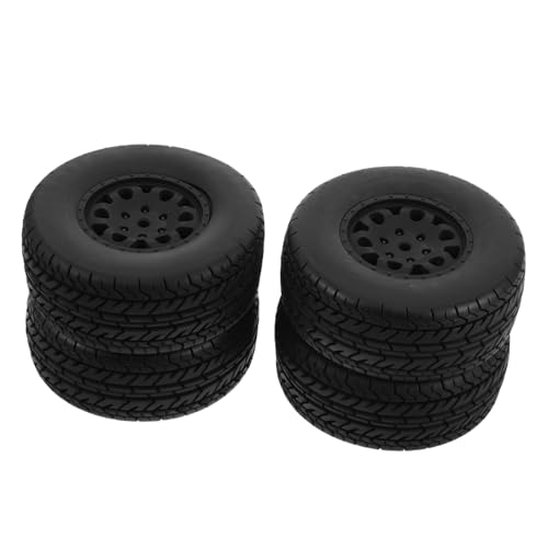Sosoport 4 Stück Ferngesteuertes Modellauto Fernbedienungswagen Rc -Autos Reifen Rc-Autos Für Erwachsene Reifen Für Spielzeugautos Rc-Cars Für Erwachsene Spielzeugreifen Plastik Black Sosoport 4 Stück Ferngesteuertes Modellauto Fernbedienungswagen Rc -Autos Reifen Rc-Autos Für Erwachsene Reifen Für Spielzeugautos Rc-Cars Für Erwachsene Spielzeugreifen Plastik Black von Sosoport