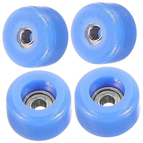 Sosoport 4 Stück Finger-Skateboard-Rad Fingerscooter Fingerrolle Sportspielzeug mit Fingerspitzen lebensechtes Skate-Roller- Finger-Skateboard- Rostfreier Stahl Blau Sosoport 4 Stück Finger-Skateboard-Rad Fingerscooter Fingerrolle Sportspielzeug mit Fingerspitzen lebensechtes Skate-Roller- Finger-Skateboard- Rostfreier Stahl Blau von Sosoport