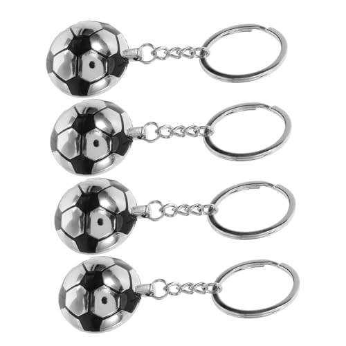 Sosoport 4 Stück Fußball Schlüsselanhänger Schlüsselbund Schlüsselanhänger Zum Thema Fußball Fußballzubehör Multipack Kind Für Artikel Party Hängend Metall Silver Sosoport 4 Stück Fußball Schlüsselanhänger Schlüsselbund Schlüsselanhänger Zum Thema Fußball Fußballzubehör Multipack Kind Für Artikel Party Hängend Metall Silver von Sosoport
