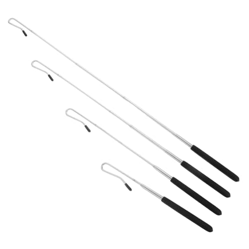 Sosoport 4 Stück Metall Puppensteuerungsstäbe Verstellbare Handpuppenstangen für Halbkörperliche Puppen für Puppenspieler und Kreative Aufführungen von Sosoport