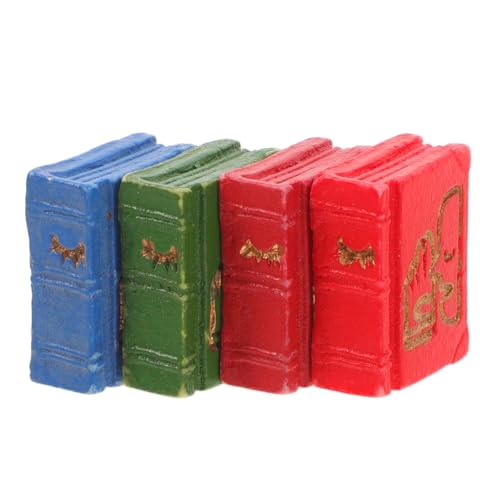 Sosoport 4 Stück Mini Buch Ornamente Miniatur Puppenhausbücher Bücherregal Zubehör Puppenhaus Minibuch Miniaturbücher Lesbares Miniatur Puppenhaus Zubehör Mini Bücher Zum Basteln Sosoport 4 Stück Mini Buch Ornamente Miniatur Puppenhausbücher Bücherregal Zubehör Puppenhaus Minibuch Miniaturbücher Lesbares Miniatur Puppenhaus Zubehör Mini Bücher Zum Basteln von Sosoport