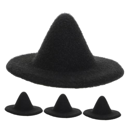 Sosoport 4 Stück Mini Hexenhüte Kleine Bastelhüte für Puppen DIY Halloween Party Zubehör Niedliche Accessoires für Kreative Dekorationen Sosoport 4 Stück Mini Hexenhüte Kleine Bastelhüte für Puppen DIY Halloween Party Zubehör Niedliche Accessoires für Kreative Dekorationen von Sosoport