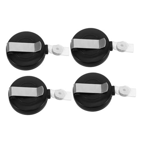 Sosoport 4 Stück Münzverschwindenprops Trick- Gimmick- Zaubertricks Bühnenrequisiten Spielshow- lustige Goodie-Bag-Füller Streichspielzeug Plastik Black von Sosoport