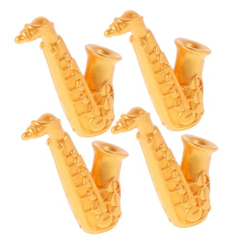 Sosoport 4 Stück Musik deko Kind Simulationsinstrument Ornament gefälschtes Mini-Saxophon Puppe Ding Stütze Mini-Fake-Saxophon klein Haushalt Sachen Harz Golden Sosoport 4 Stück Musik deko Kind Simulationsinstrument Ornament gefälschtes Mini-Saxophon Puppe Ding Stütze Mini-Fake-Saxophon klein Haushalt Sachen Harz Golden von Sosoport
