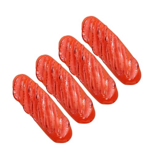 Sosoport 4 Stück Realistische Fake Wurst Modelle für Dekoration Fotografie und Rollenspiele für Küche Heim und Partys Sosoport 4 Stück Realistische Fake Wurst Modelle für Dekoration Fotografie und Rollenspiele für Küche Heim und Partys von Sosoport
