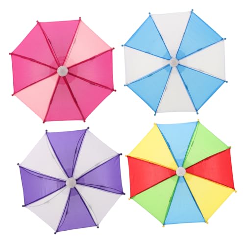 Sosoport 4 Stück Regenschirm für Puppen Teiliges Zubehör für Puppenhäuser Realistische Deko Modelle Regenbogenfarben für Kreative Bastelprojekte und Fotografie Sosoport 4 Stück Regenschirm für Puppen Teiliges Zubehör für Puppenhäuser Realistische Deko Modelle Regenbogenfarben für Kreative Bastelprojekte und Fotografie von Sosoport