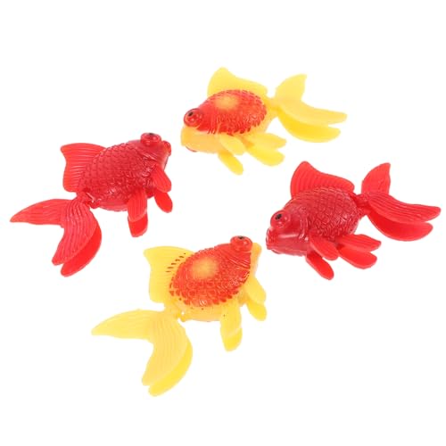 Sosoport 4 Stück Simulation Modell Künstlicher Fisch Für Zuhause Realistische Fischfigur Realistischer Kleiner Fisch Künstlicher Aquarienfisch Aquarium Dekoration von Sosoport