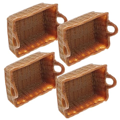 Sosoport 4 Stück Simulierter Mini-Korb Miniaturkorb Zum Basteln Entzückender Miniaturkorb Zubehör Für Puppenhäuser Kinderversorgung Miniaturfiguren Miniaturkorb Schmücken Harz Light Brown Sosoport 4 Stück Simulierter Mini-Korb Miniaturkorb Zum Basteln Entzückender Miniaturkorb Zubehör Für Puppenhäuser Kinderversorgung Miniaturfiguren Miniaturkorb Schmücken Harz Light Brown von Sosoport
