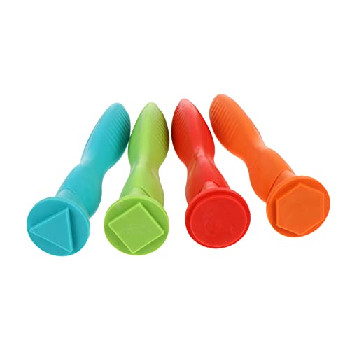 Sosoport 4 Stück Stempel basteln für Malwerkzeug für maltisch für spielsachen für Briefmarken malen Briefmarken Malerei Siegel Gummi von Sosoport