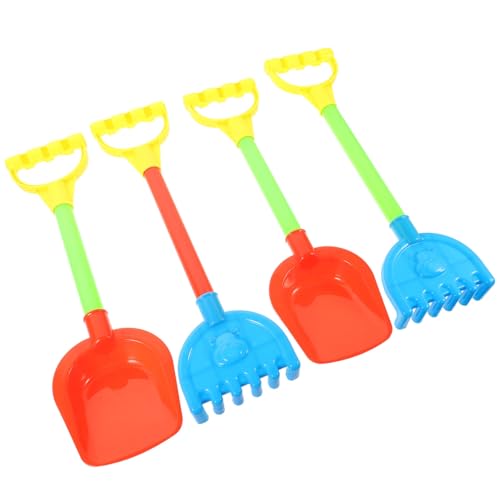 Sosoport 4 Stück Strand Schaufel Outdoor Sandrechen für strapazierfähiges Strandspielzeug Plastik Zufällige Farbe Sosoport 4 Stück Strand Schaufel Outdoor Sandrechen für strapazierfähiges Strandspielzeug Plastik Zufällige Farbe von Sosoport