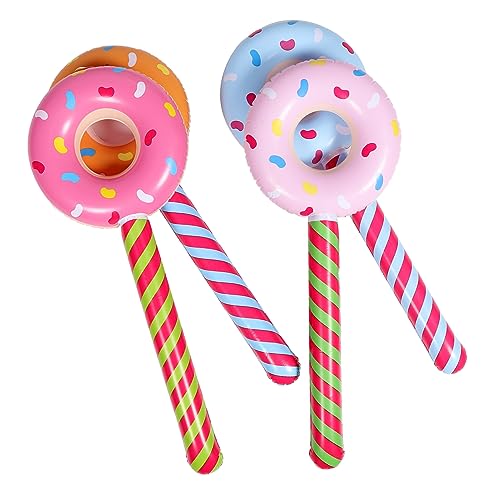 Sosoport 4 Stück Teiliges Aufblasbare Donut Lollipop Sticks für Sommer und Geburtstagsfeiern Material Praktische Party Dekorationen Leicht und Tragbar Sosoport 4 Stück Teiliges Aufblasbare Donut Lollipop Sticks für Sommer und Geburtstagsfeiern Material Praktische Party Dekorationen Leicht und Tragbar von Sosoport
