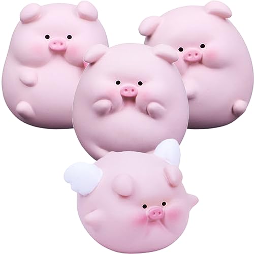 Sosoport 4 Stücke Kleine Schweinefiguren aus Kunstharz Niedliche Kleiner Schweinstatuen für Schreibtischdekoration Robuste und Kreative Ornamente für Zuhause und Garten Sosoport 4 Stücke Kleine Schweinefiguren aus Kunstharz Niedliche Kleiner Schweinstatuen für Schreibtischdekoration Robuste und Kreative Ornamente für Zuhause und Garten von Sosoport