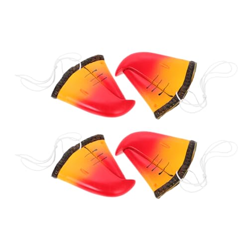 Sosoport 4 Stück Teiliges Papageiennasen Maske für Kostümpartys Lustige Vogelschnabel Requisiten und Bequem für Halloween Cosplay und Tier Themen Dekorationen Sosoport 4 Stück Teiliges Papageiennasen Maske für Kostümpartys Lustige Vogelschnabel Requisiten und Bequem für Halloween Cosplay und Tier Themen Dekorationen von Sosoport