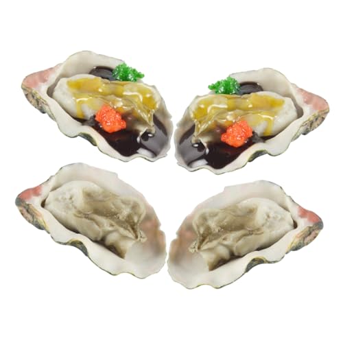 Sosoport 4 Stück Teiliges Realistischer und Austernmodelle für Küchen und Partydekoration Lebensechte Simulation für Fotografie und DIY Zubehör Sosoport 4 Stück Teiliges Realistischer und Austernmodelle für Küchen und Partydekoration Lebensechte Simulation für Fotografie und DIY Zubehör von Sosoport