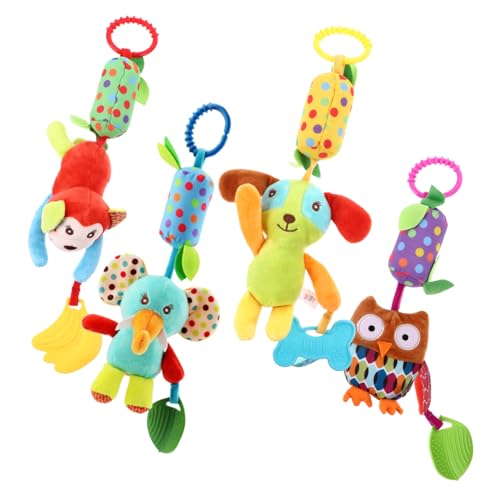 Sosoport 4 Stück Windspielbett Zum Aufhängen Rasselspielzeug Für Rasselspielzeug Rassel Hängendes Greifrassel Rasseln Für Babys Babybett Plüsch Sosoport 4 Stück Windspielbett Zum Aufhängen Rasselspielzeug Für Rasselspielzeug Rassel Hängendes Greifrassel Rasseln Für Babys Babybett Plüsch von Sosoport