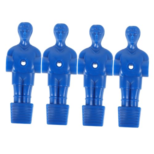 Sosoport Ihr Tischfußballspiel 4 Stück Tischfußballpuppen Kunststoff Mini-fußballspieler-statuen von Sosoport